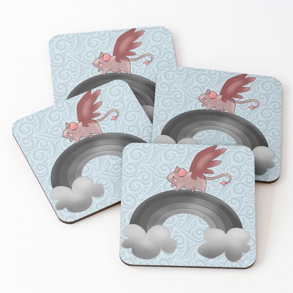 Item preview, Grey Rainbow Mouse designed and sold by limonlaur.