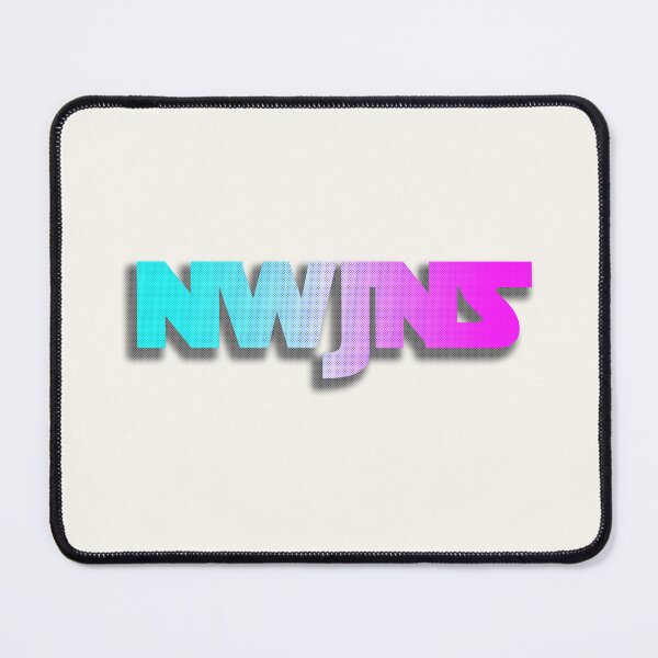 Item preview, Newjeans logo NWJNS kpop Y2K aesthetic/ Pink Blue Gradient designed and sold by SoloAutenica.