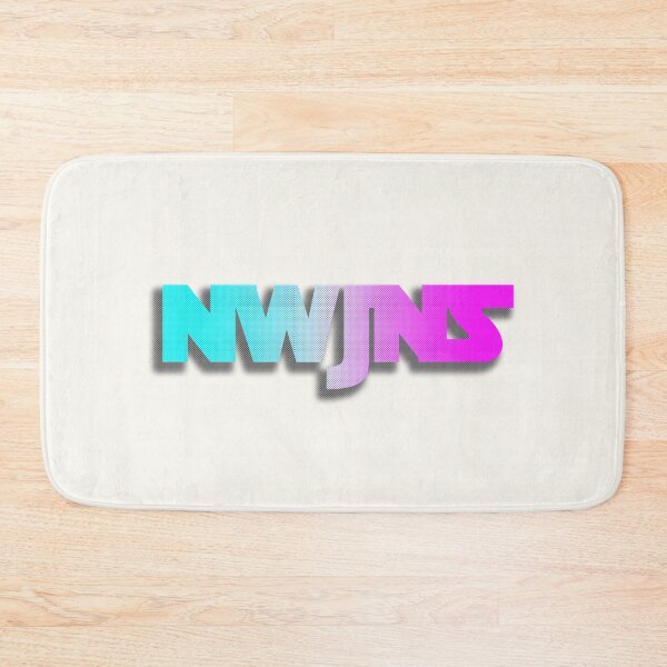 Item preview, Newjeans logo NWJNS kpop Y2K aesthetic/ Pink Blue Gradient designed and sold by SoloAutenica.