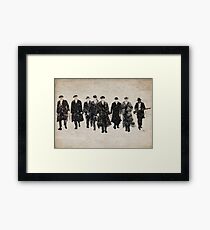 Peaky Blinders watercolour Framed Print