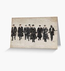 Peaky Blinders watercolour Greeting Card
