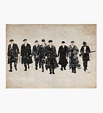 Peaky Blinders watercolour Photographic Print