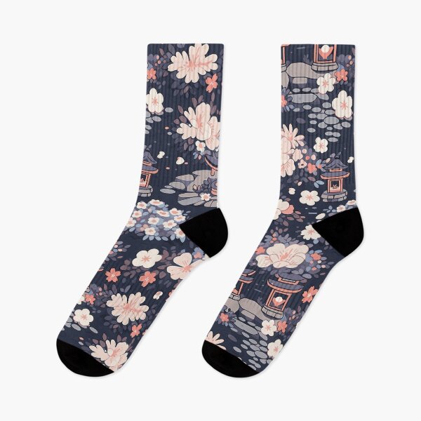 Item preview, Floral Japanese Garden - Floral Pattern designed and sold by Just-Flowers.