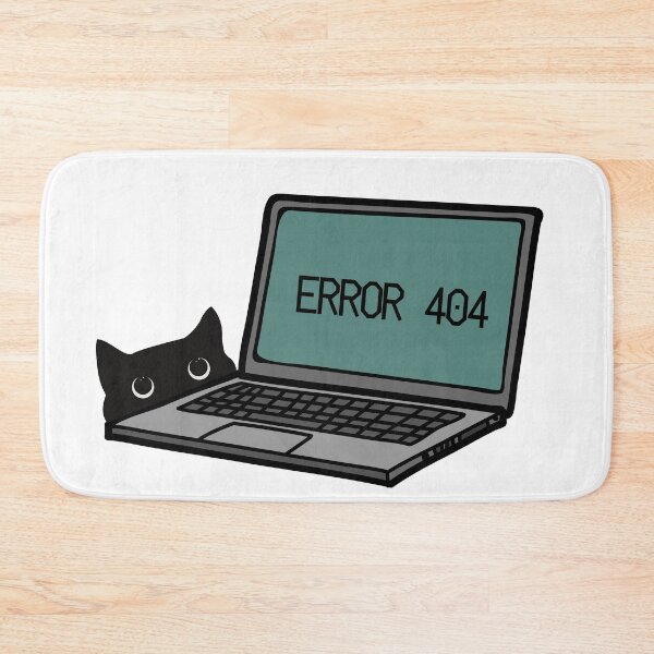 Item preview, Gato y error 404 designed and sold by Frhnasyikin.