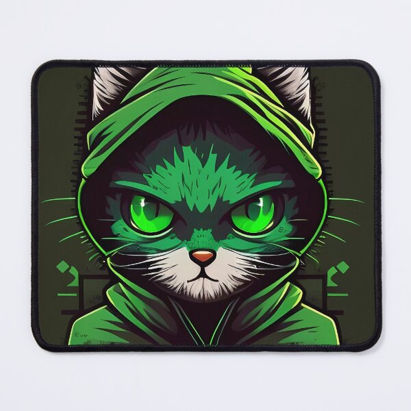 Item preview, “Hacker Meowtrice: The Feline Revolution” designed and sold by Art-Vortex-fr.