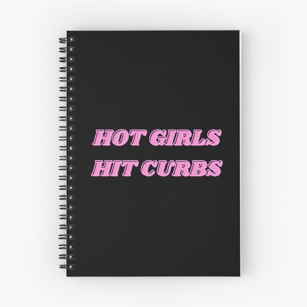Item preview, Hot Girls Hit Curbs Funny Quote designed and sold by AngieArt-.