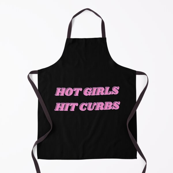 Item preview, Hot Girls Hit Curbs Funny Quote designed and sold by AngieArt-.