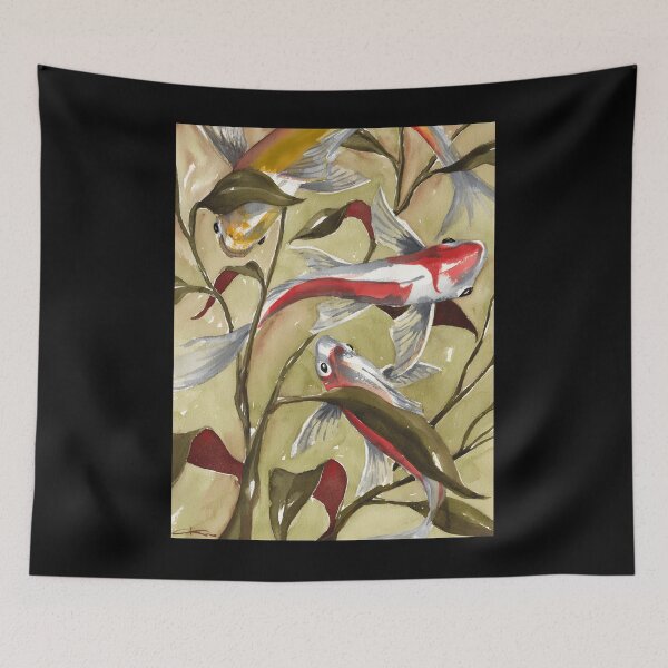 Item preview, Koi Amongst The Magnolia Trees 	 		 designed and sold by vkpiccecci8.