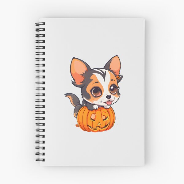 Item preview, Cute Halloween Puppy and Pumpkin designed and sold by BloomCatB.