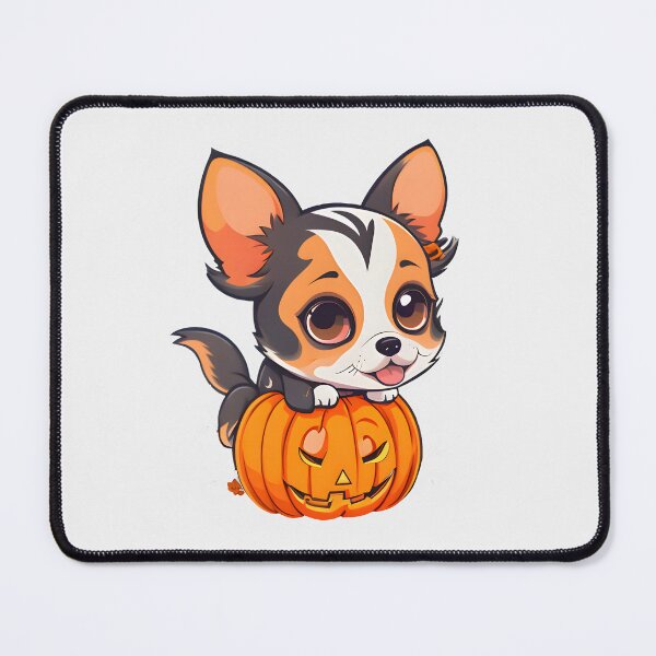 Item preview, Cute Halloween Puppy and Pumpkin designed and sold by BloomCatB.