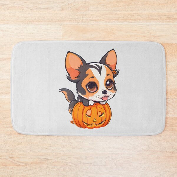 Item preview, Cute Halloween Puppy and Pumpkin designed and sold by BloomCatB.