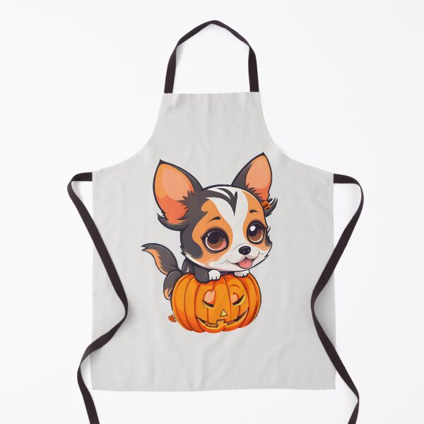 Item preview, Cute Halloween Puppy and Pumpkin designed and sold by BloomCatB.