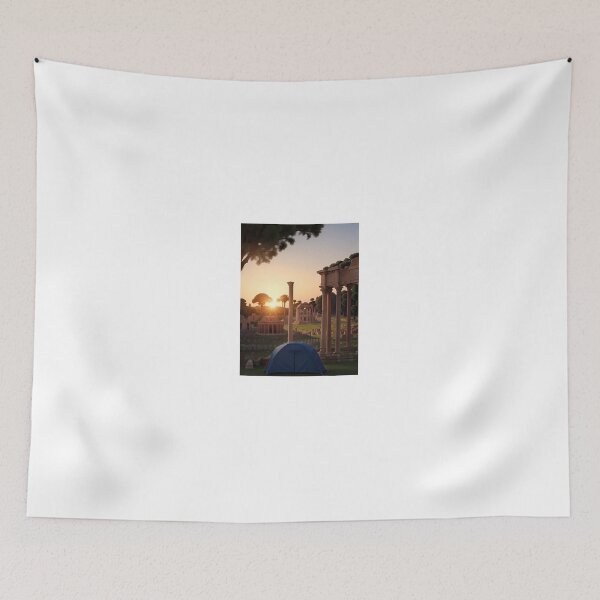 Item preview, Captivating Sunrise Over Tented Campsite in the Roman Forum designed and sold by Saturday  Mart.
