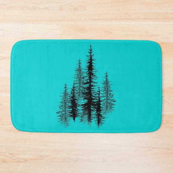 Item preview, Dotwork black scandinavian forest. designed and sold by CastroCindy.