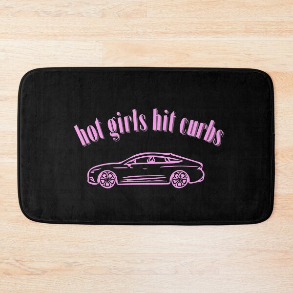 Item preview, Hot Girls Hit Curbs Funny Quote designed and sold by AngieArt-.