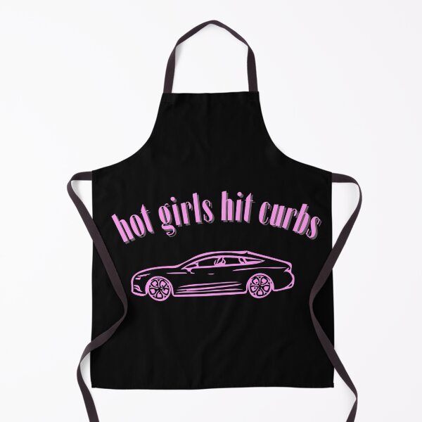 Item preview, Hot Girls Hit Curbs Funny Quote designed and sold by AngieArt-.