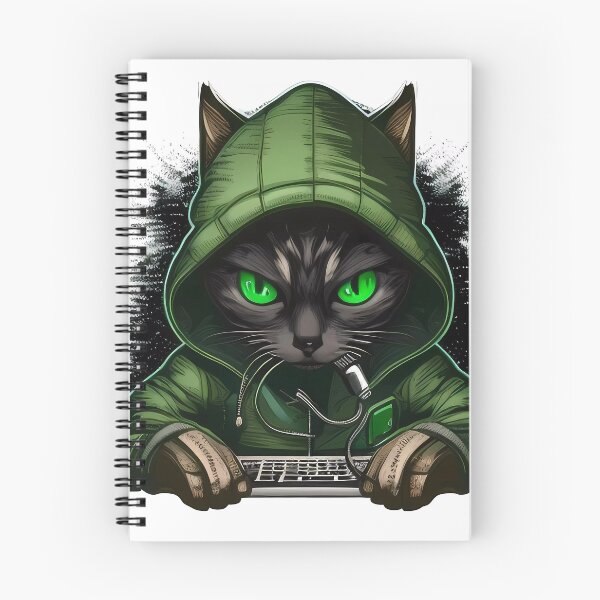 Item preview, “Hacker Meowtrice: The Feline Revolution” designed and sold by Art-Vortex-fr.