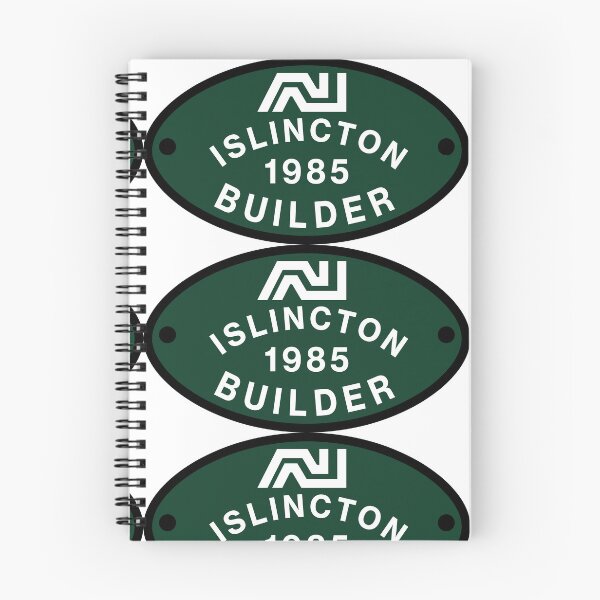 Item preview, Islington Australian National builders plate designed and sold by Green-over-red.