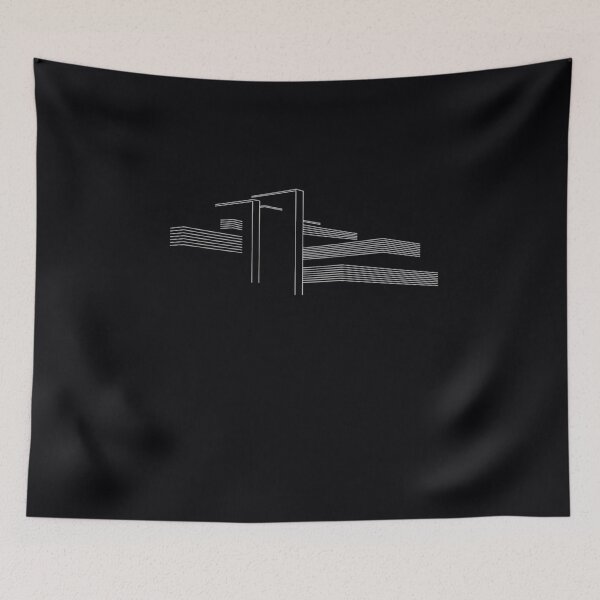 Item preview, Falling Water minimalistic line art  	 designed and sold by bfhiquec20.