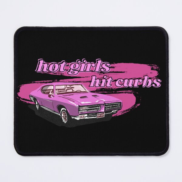 Item preview, Hot Girls Hit Curbs Funny Quote designed and sold by AngieArt-.