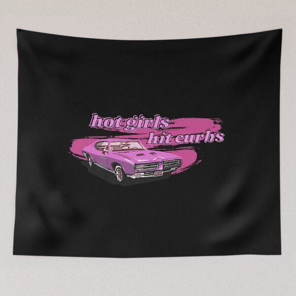 Item preview, Hot Girls Hit Curbs Funny Quote designed and sold by AngieArt-.