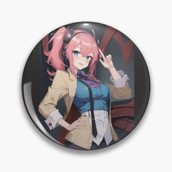 Item preview, Anime girl salute designed and sold by Veendijk.