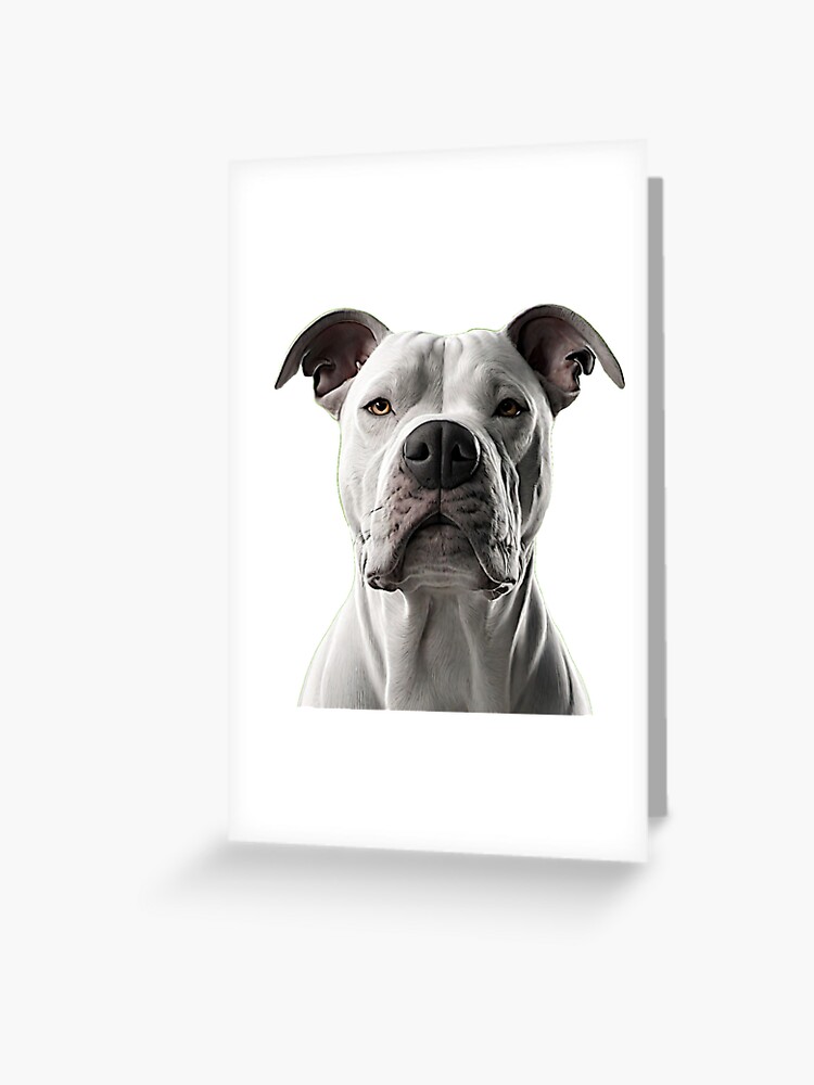 Brindle & White Pit Bull Terrier Cute Staffordshire Pitbull Art Jigsaw  Puzzle