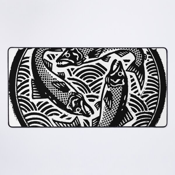 Item preview, Fish on a manhole in Japan designed and sold by mattraski.
