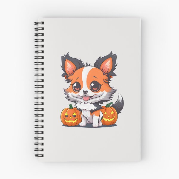 Item preview, Halloween Puppy and Pumpkins designed and sold by BloomCatB.