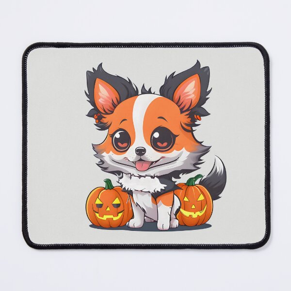 Item preview, Halloween Puppy and Pumpkins designed and sold by BloomCatB.