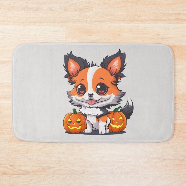 Item preview, Halloween Puppy and Pumpkins designed and sold by BloomCatB.
