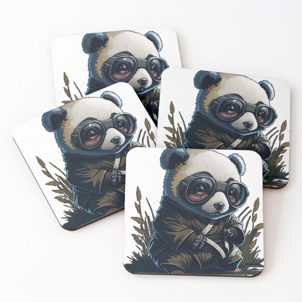 Item preview, Panda in Karate Suit designed and sold by ArtsyWishesShop.