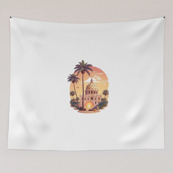 Item preview, Vatican City Sunset T-shirt Design - Vintage Vector Art designed and sold by Saturday  Mart.