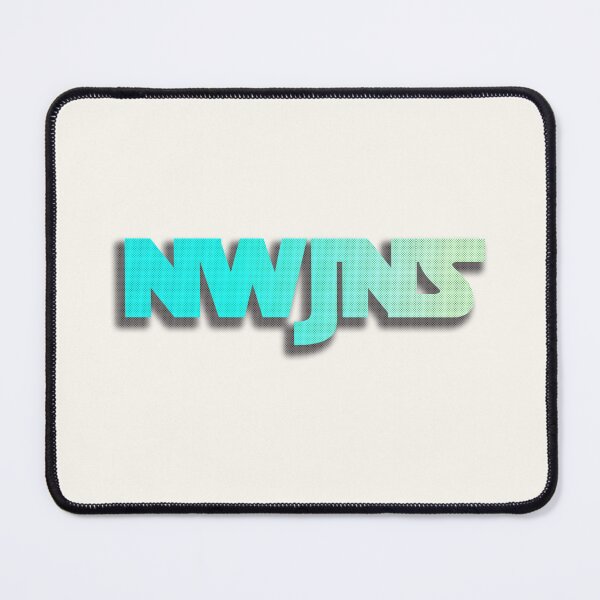 Item preview, Newjeans logo NWJNS kpop Y2K aesthetic/ Blue Green Gradient designed and sold by SoloAutenica.