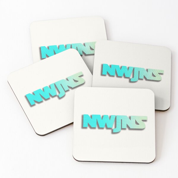 Item preview, Newjeans logo NWJNS kpop Y2K aesthetic/ Blue Green Gradient designed and sold by SoloAutenica.