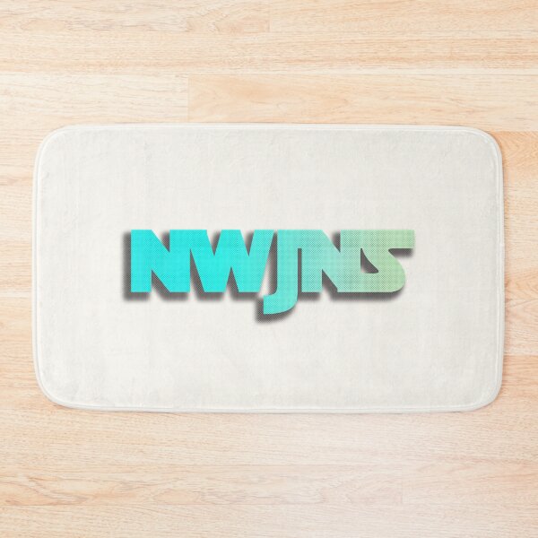 Item preview, Newjeans logo NWJNS kpop Y2K aesthetic/ Blue Green Gradient designed and sold by SoloAutenica.
