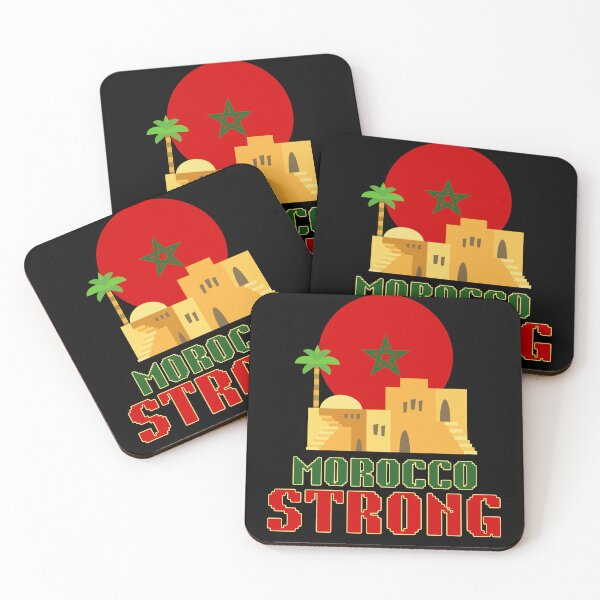 Item preview, Morocco Strong Support Pray for Morocco designed and sold by BunBuntheDog-.