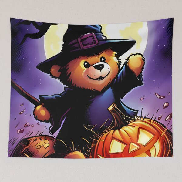 Item preview, Teddy dressed as a Witch for Halloween designed and sold by Colin Bentham.