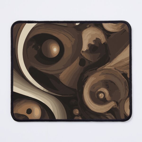 Item preview, Fantasy Retro Beige Minimalist Brown Abstract Art designed and sold by Atokeh.