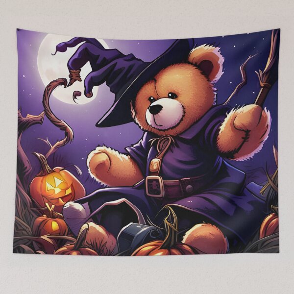Item preview, Teddy dressed as a Witch for Halloween designed and sold by Colin Bentham.