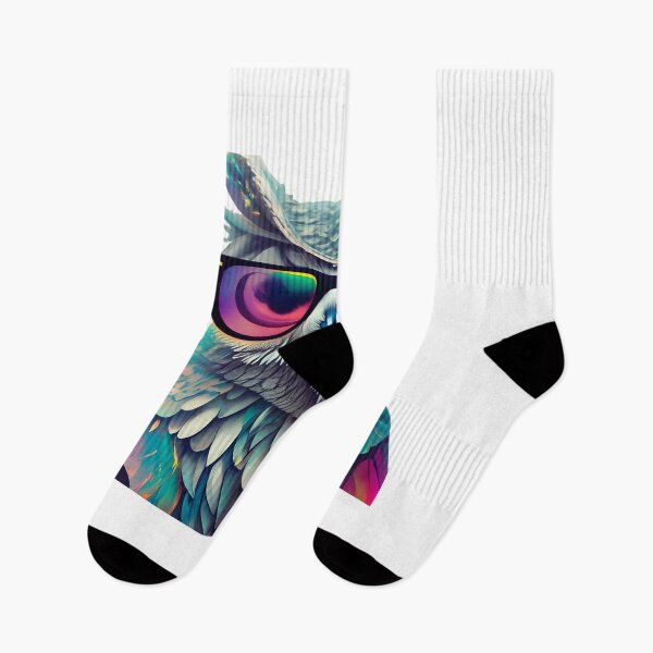 Item preview, holographic owl designed and sold by GalaxyGraffiti.