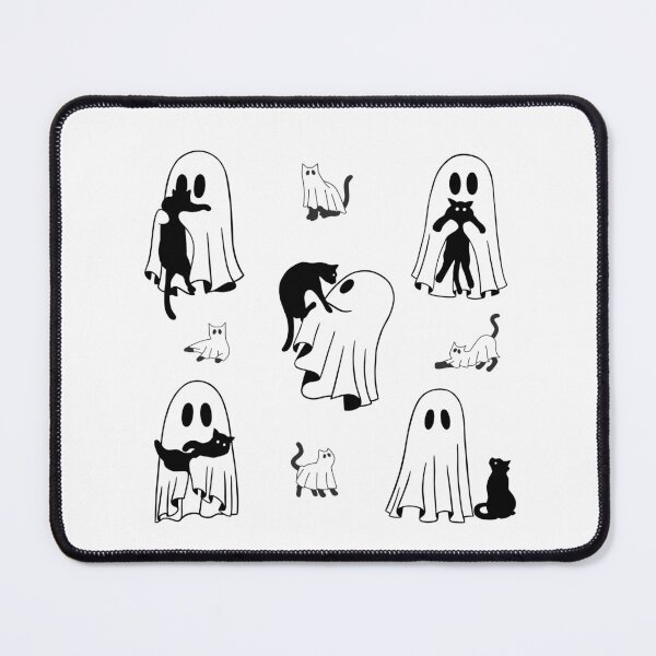 Item preview, halloween ghost costume cat mom with adorable black cats designed and sold by Giant-Mickey.