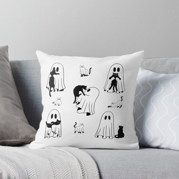 Item preview, halloween ghost costume cat mom with adorable black cats designed and sold by Giant-Mickey.