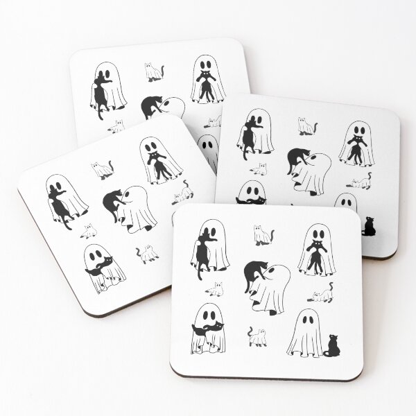 Item preview, halloween ghost costume cat mom with adorable black cats designed and sold by Giant-Mickey.