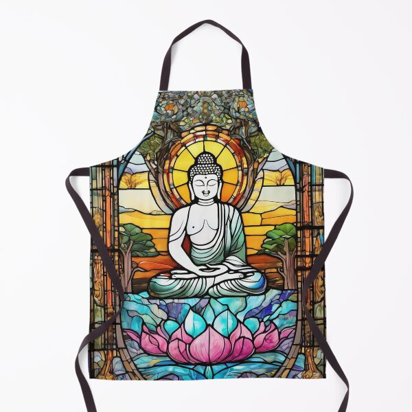 Item preview, Buddha Stained Glass, Original Art by CeyhunS designed and sold by CeyhunS.