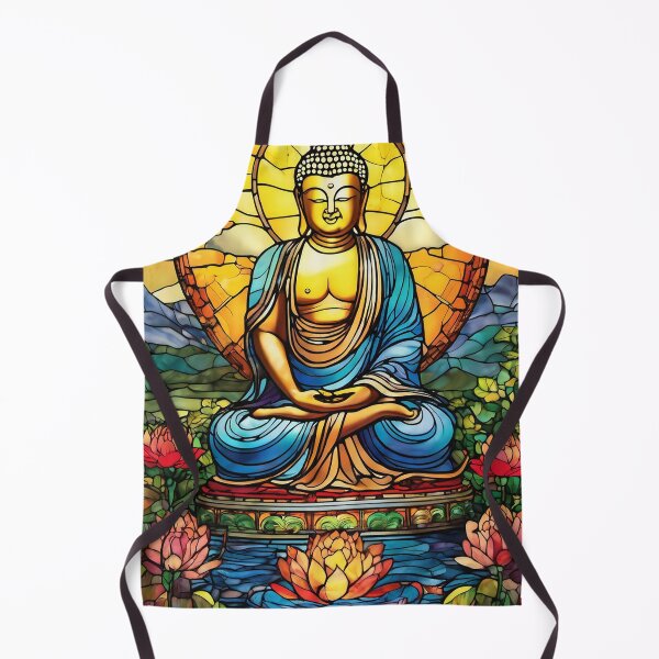 Item preview, Buddha Stained Glass, Original Art by CeyhunS designed and sold by CeyhunS.