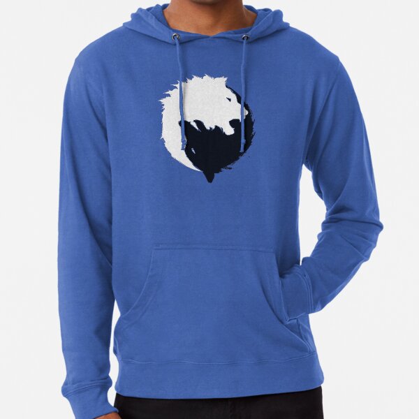 Wolf Yin Yang Lightweight Hoodie By Aeris01 Redbubble 2.please note that a slight discrepancy in color should be acceptable due to the light and brightness of the screen. wolf yin yang lightweight hoodie by aeris01 redbubble