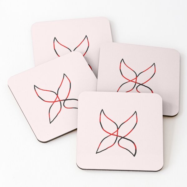 Item preview, butterfly: red-black designed and sold by drinking-tea-rn.