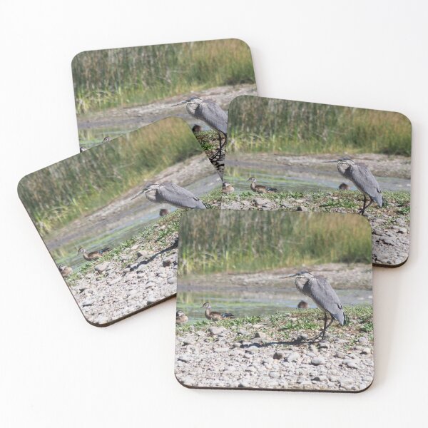 Item preview, Great Blue Heron Crouching designed and sold by Alyce Taylor.