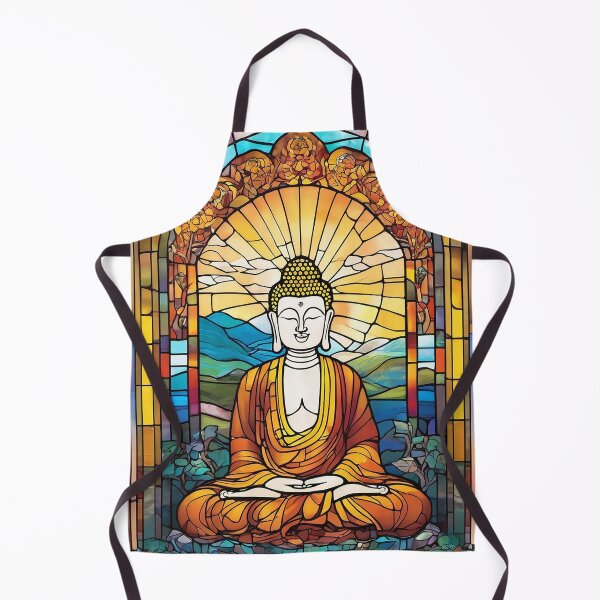 Item preview, Buddha Stained Glass, Original Art by CeyhunS designed and sold by CeyhunS.